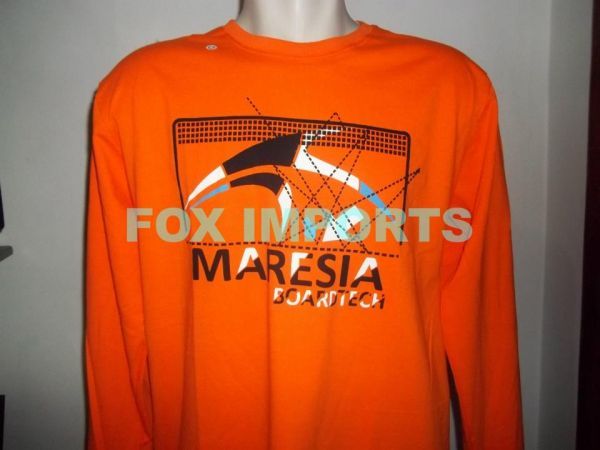 camiseta manga longa Maresia laranja - G